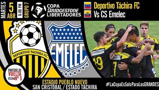 Deportivo Táchira vs Emelec