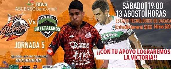 Alebrijes de Oaxaca vs Cafetaleros