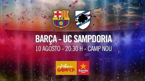 Barcelona vs Sampdoria