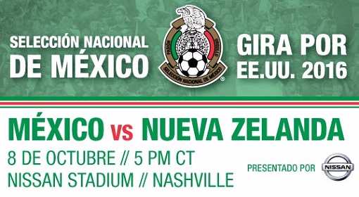 México vs Nueva Zelanda