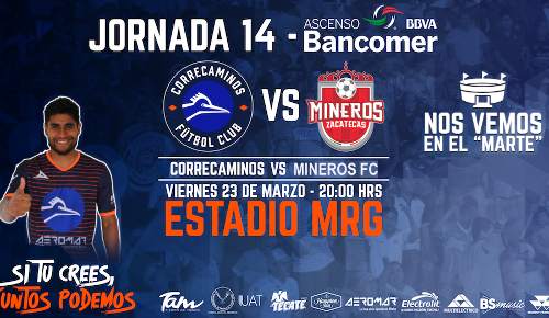 Correcaminos vs Mineros