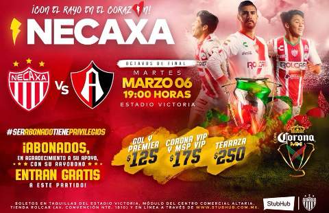 Necaxa vs Atlas