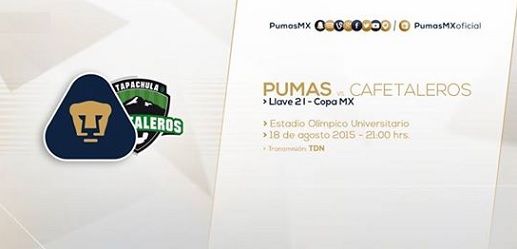 Pumas vs Cafetaleros de Tapachula