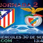 Hora y Canal Atlético de Madrid vs Benfica