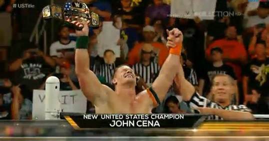 John Cena campeón de los Estados Unidos WWE