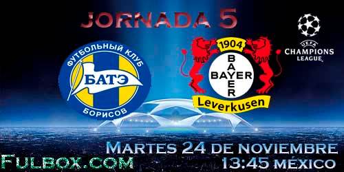 BATE Borisov vs Bayer Leverkusen