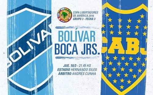 Bolívar vs Boca Juniors