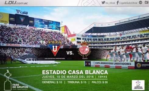 Liga de Quito vs Toluca