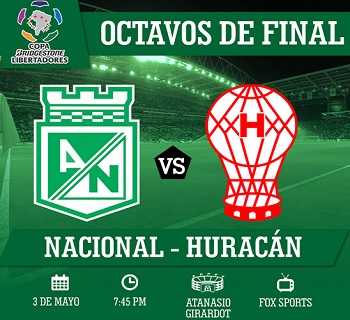 Atlético Nacional vs Huracán