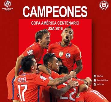 Chile Campeón de la Copa América Centenario 2016