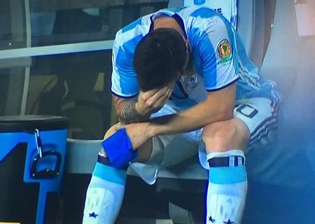 Leo Messi falla su penal ante Chile