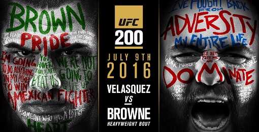 UFC 200 Caín Velásquez vs Travis Browne