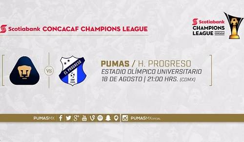 Pumas vs Honduras Progreso