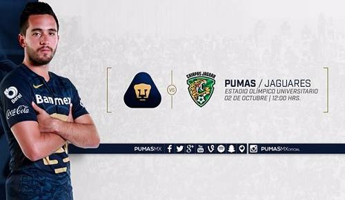 Pumas vs Jaguares de Chiapas