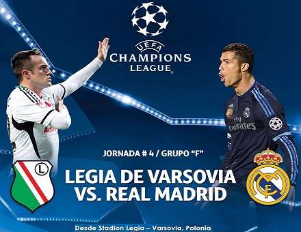 Legia vs Real Madrid