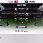 Houston Texans vs Oakland Raiders
