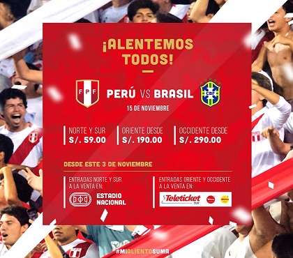 Perú vs Brasil