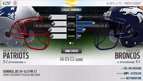 New England Patriots vs Denver Broncos
