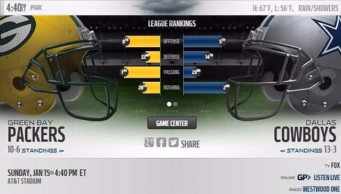 Ver Packers - Cowboys Online en Directo