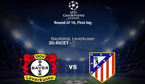 Bayer Leverkusen vs Atlético de Madrid