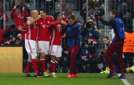 Bayern Múnich golea 5-1 al Arsenal