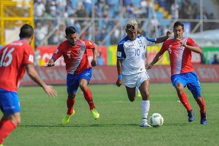 Honduras y Costa Rica igualan 1-1