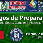 México vs Padres de San Diego