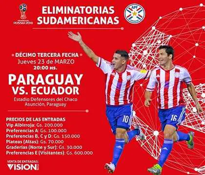 Paraguay vs Ecuador