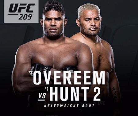 UFC 209 Alistair Overeem vs Mark Hunt