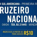 Cruzeiro vs Nacional