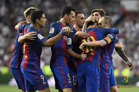 Messi le da la victoria al Barcelona 3-2 Real Madrid