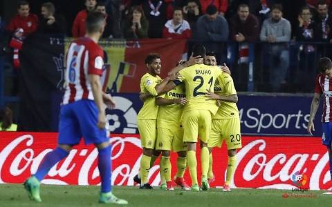 Villarreal sorprende 1-0 al Atlético de Madrid
