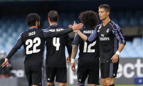 Real Madrid vence 4-1 Celta