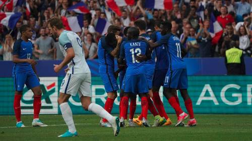 Francia vence 3-2 a Inglaterra