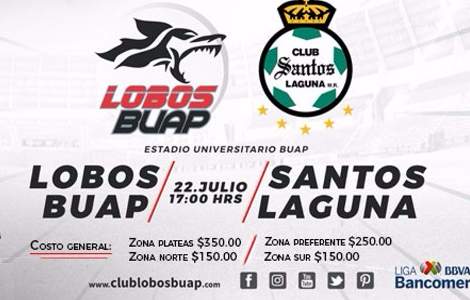 Resultado: Lobos BUAP vs Santos [Resumen Goles] Dónde ver Jornada 1 Torneo  Apertura 2017