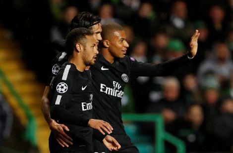 PSG golea 5-0 Celtic con goles de Neymar y Mbappé en el arranque Champions League 2017-18