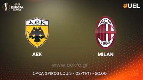AEK Atenas vs Milán
