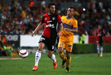 Atlas rescata un buen empate 1-1 Tigres en Partido pendiente del Torneo Apertura 2017