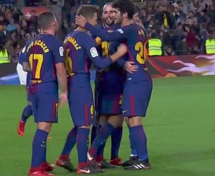 Barcelona golea 5-0 Murcia para avanzar a Octavos de Copa del Rey 2017-18