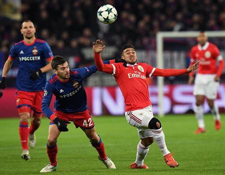 Benfica pierde 0-2 CSKA Moscú y queda eliminado de la Champions League 2017-18