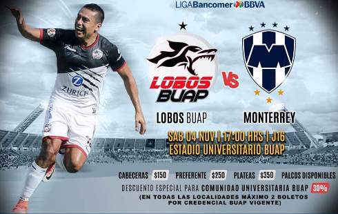 Lobos BUAP vs Monterrey