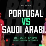 Portugal vs Arabia Saudita