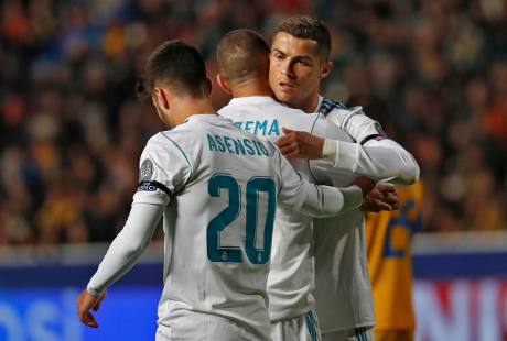 Real Madrid aplasta 6-0 al APOEL para calificar en la Champions League 2017-18