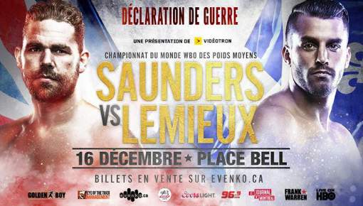 Billy Joe Saunders vs David Lemieux
