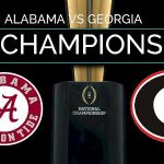 Alabama vs Georgia