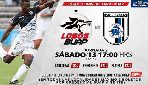 Resultado: Lobos BUAP vs Querétaro [Vídeo Goles- Resumen] Jornada 2 Torneo  Clausura 2018