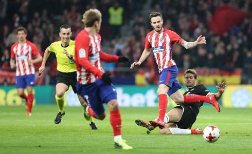 Sevilla vence 2-1 al Atlético de Madrid en la ida de Cuartos de Final Copa del Rey 2017-18