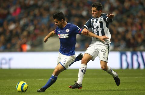 Cruz Azul rescata el empate 2-2 ante Monterrey en el Torneo Clausura 2018