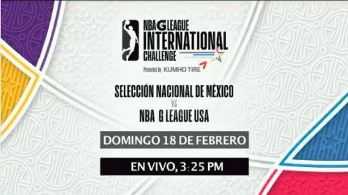 México vs NBA G League