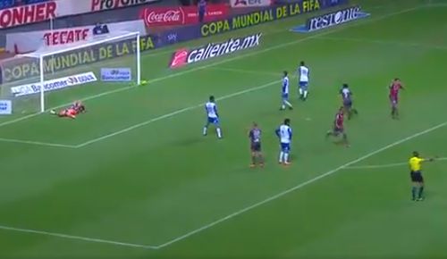 Necaxa salva el empate en tiempo de reposición 1-1 Puebla en Torneo Clausura 2018